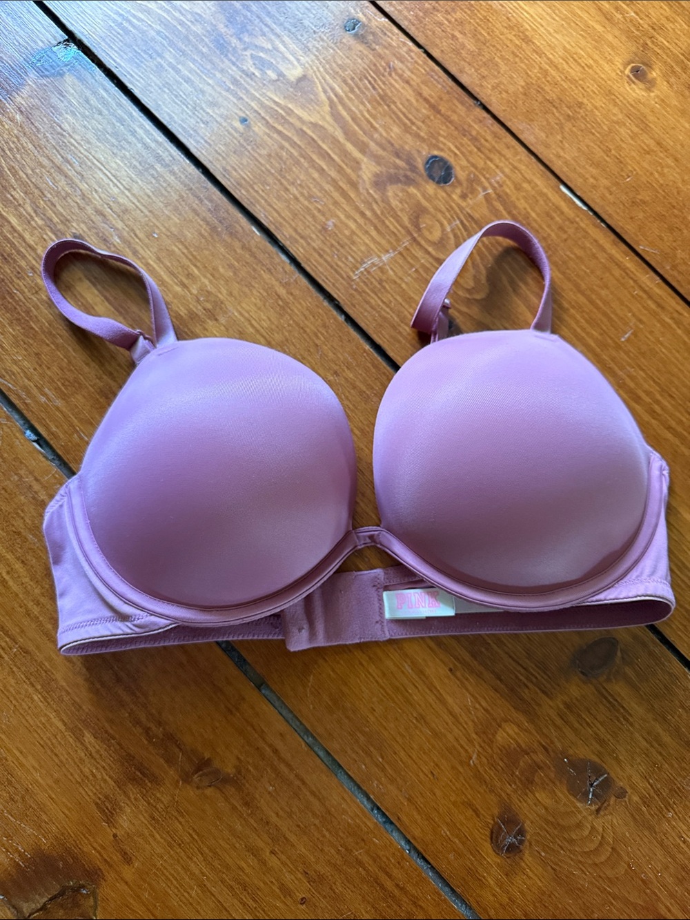 Pink Push Up Bra - Women's Padded Support Bra